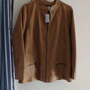 CJ Banks Tan Lightweight Jacket
